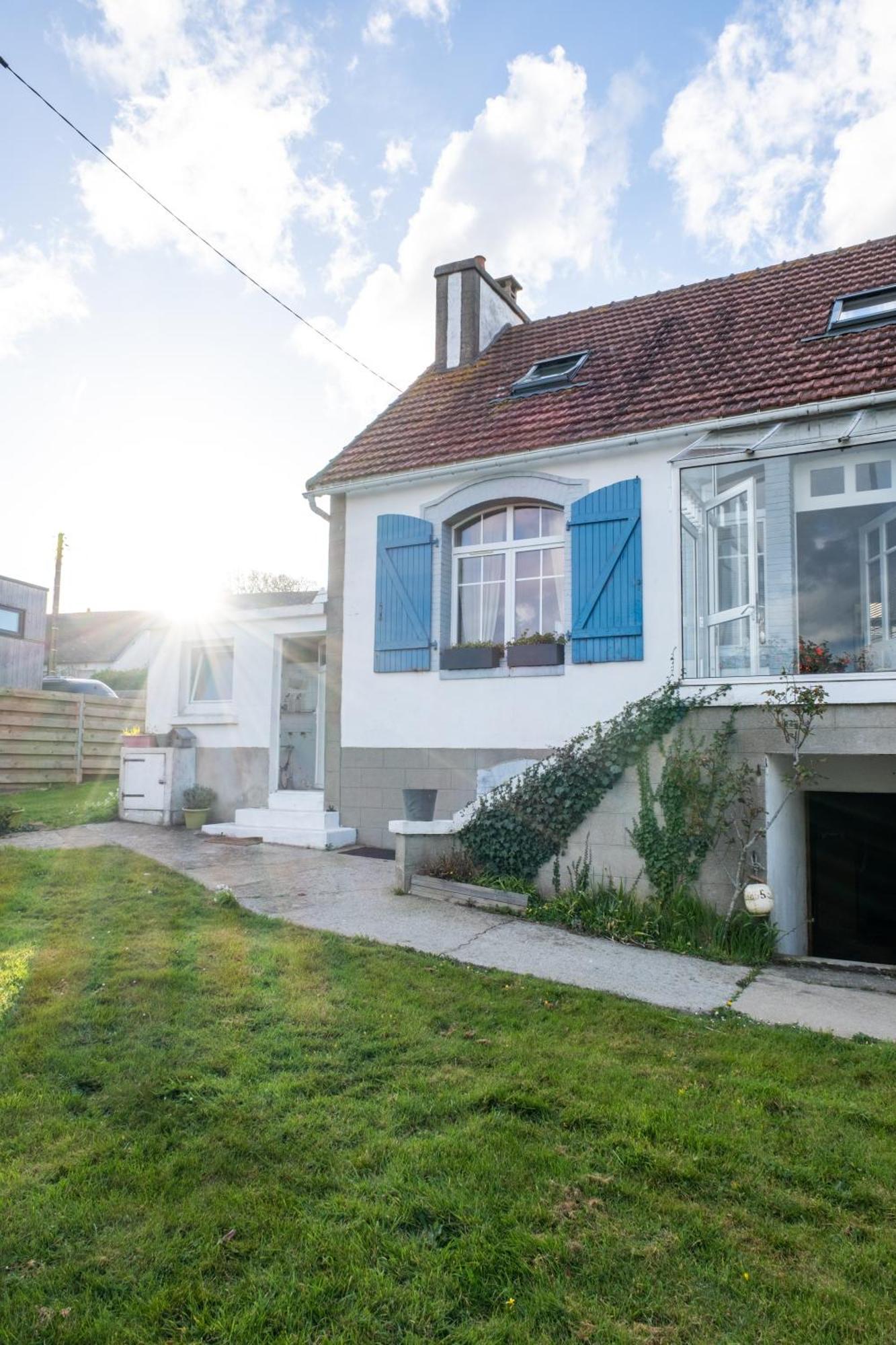 La Maison Aux Volets Bleus A 300M De La Plage Locquirec Luaran gambar